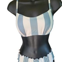 Shade and Shore 2 Piece Swimsuit Push-up Padded Underwired 36 C cup size L