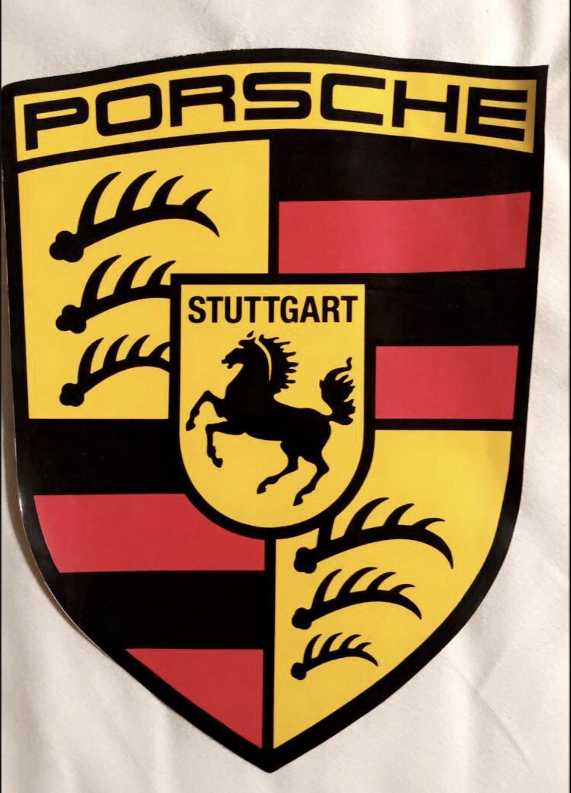 Vintage Porsche Decal Sticker