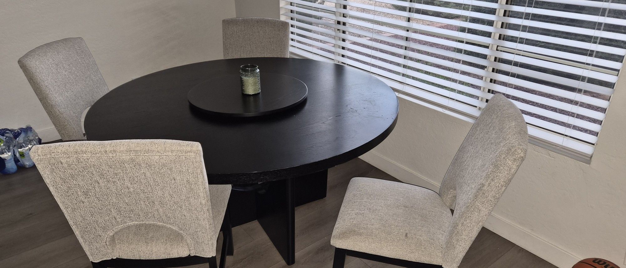Dark Wood Dining Table