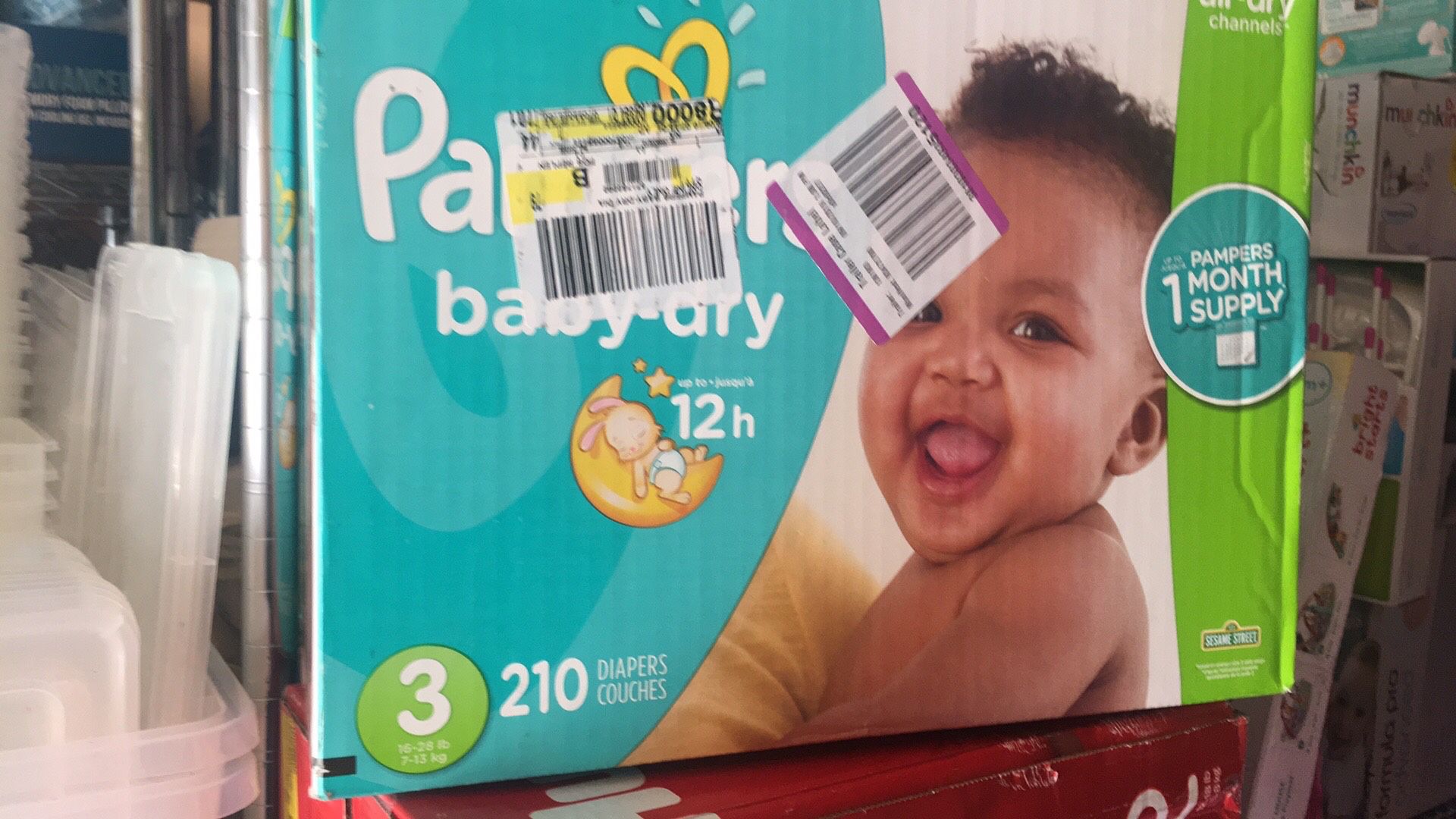 Pampers baby dry $38 firm