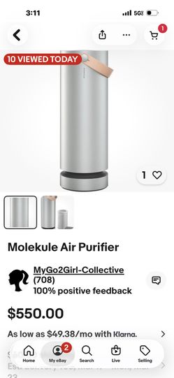 Broken Air Purifier Retail $550