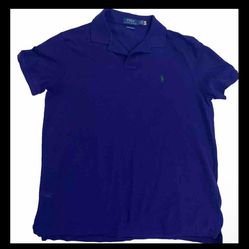 Ralph Lauren Purple Polo Shirt LG