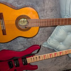 Crown Acoustic Spanish Guitar Like New 