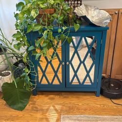 CABINET - Mirrored- BLUE