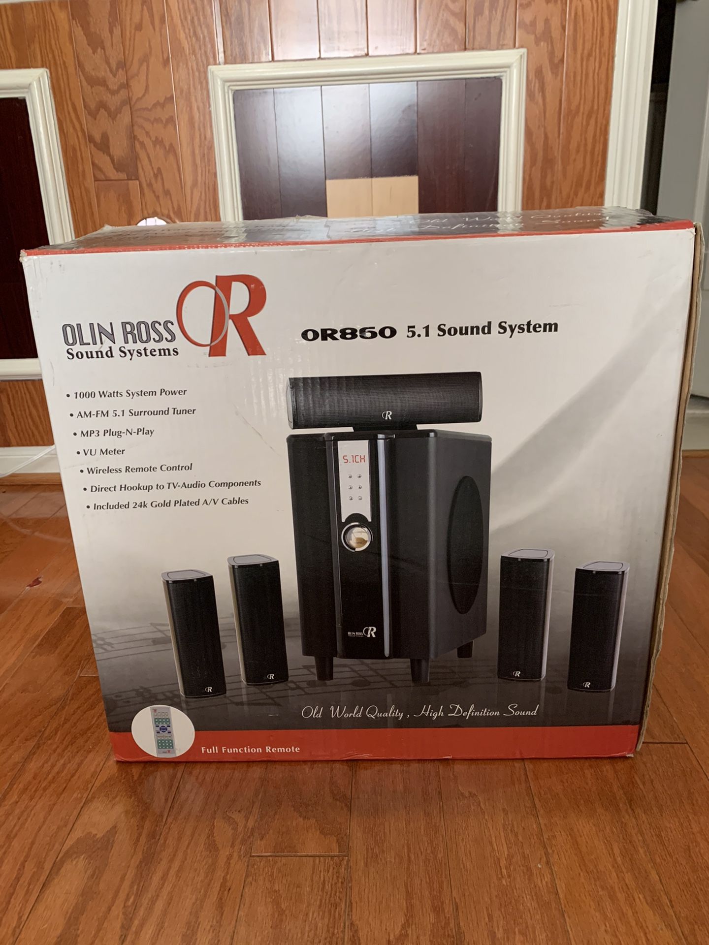 Olin Ross OR860 Surround Sound Speakers NEW IN BOX - Main Image