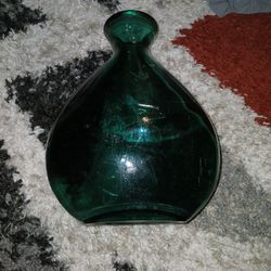 Green Clear Vase.