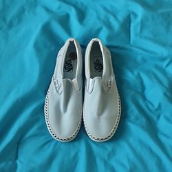 Vans light blue shoes