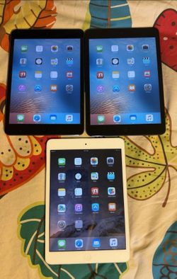 Mini ipads 16gb wifi Ios9