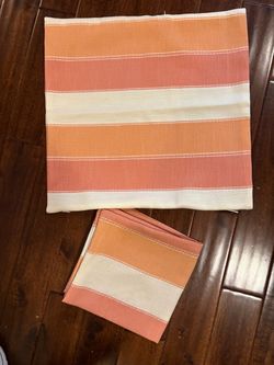 Striped Fabric  Pillow Covers