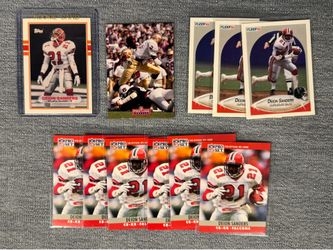 Deion Sanders Football Card Lot (11 ct. including RC)