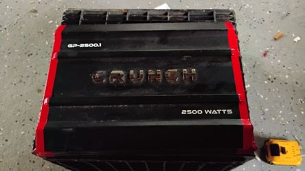 Crunch 2500 watts