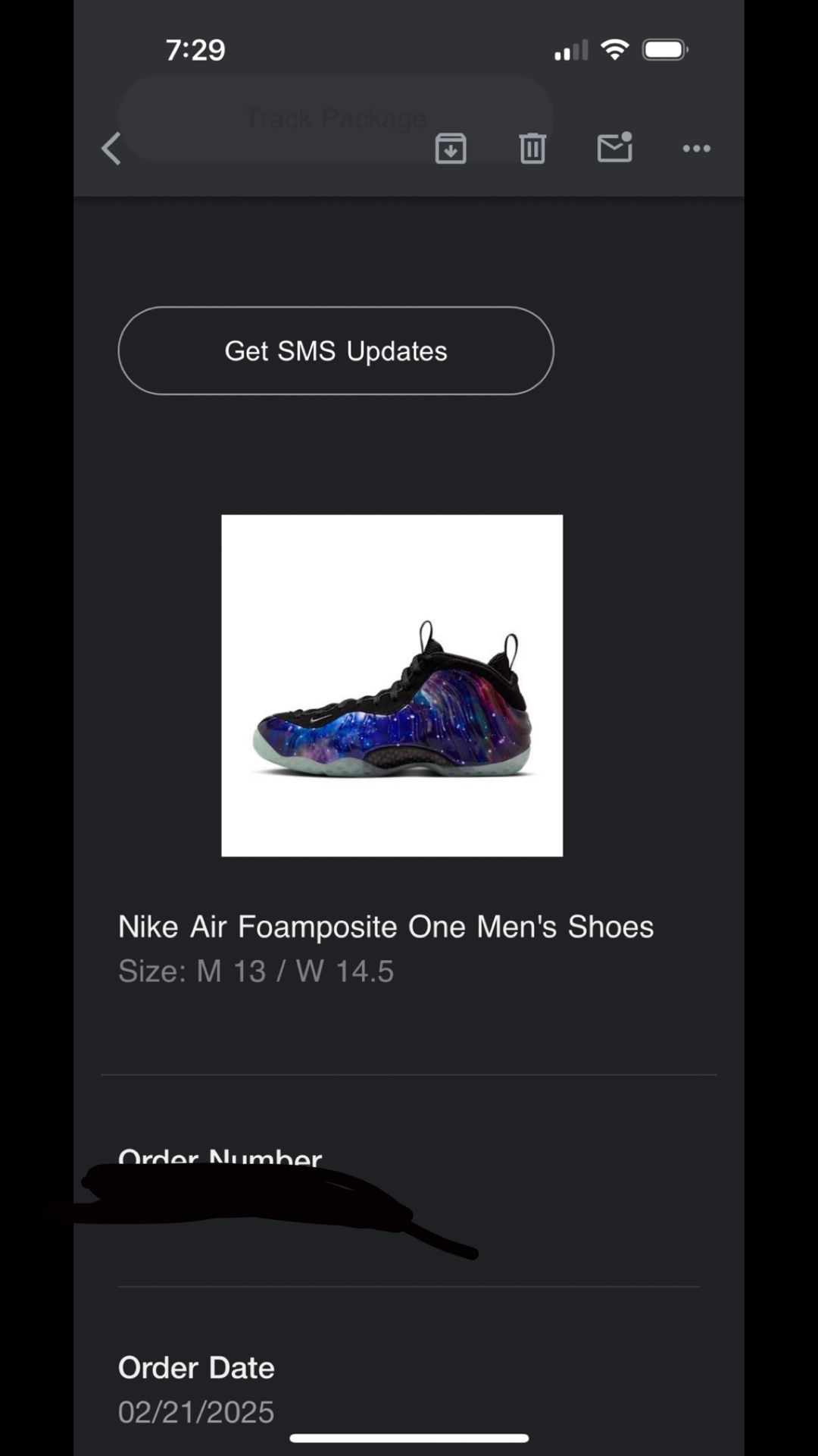 Foamposite One Galaxy