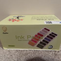 2 boxes of Craft Ink Pad Stamps Partner DIY Color,15 Color Craft Ink Pad for Stamps, Paper, Wood Fabric (2 Packs of 15)