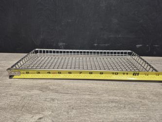 Rectangular Wire Pastry Doughnut Basket Nickel Plated- Wire Serving Tray Bread Serving Basket for Pastry Doughnut Bagel Sourdough Bread. 