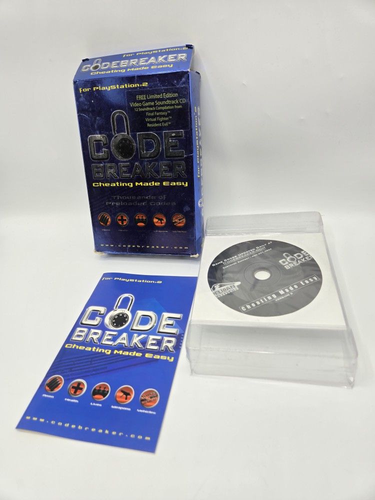 Code Breaker : Version 5 (Playstation 2, PS2) Pelican Complete NTSC Vg