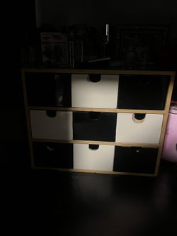 Small Black And White Drawers