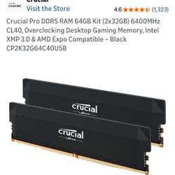 Crucial Gaming Ram 64gb