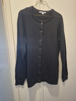 Port Authority Black Cardigan NEW!