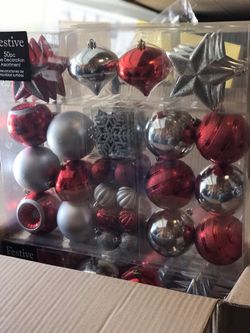 Christmas ornaments-$10 for 50 pieces