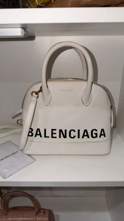 BALENCIAGA PURSE WHITE
