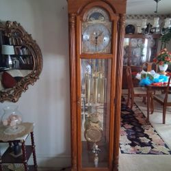 China Cabinet $375 Table $175 Clock $750 Negotiable 