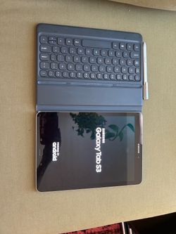 Samsung Galaxy Tablet S3 with S-Pen and Keyboard Case