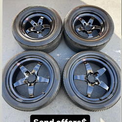 Weld racing forged S-71 wheelset. Charger challenger