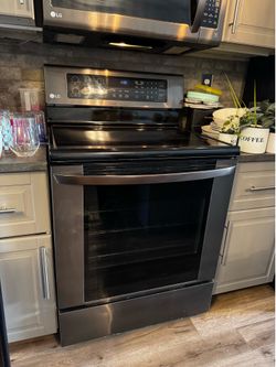 LG electric stove
