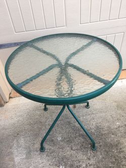 Bistro table. 24x28”. Great for balcony meals
