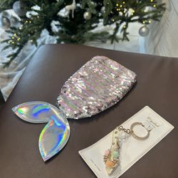 Mermaid Tail Bag & High Heel Keychain