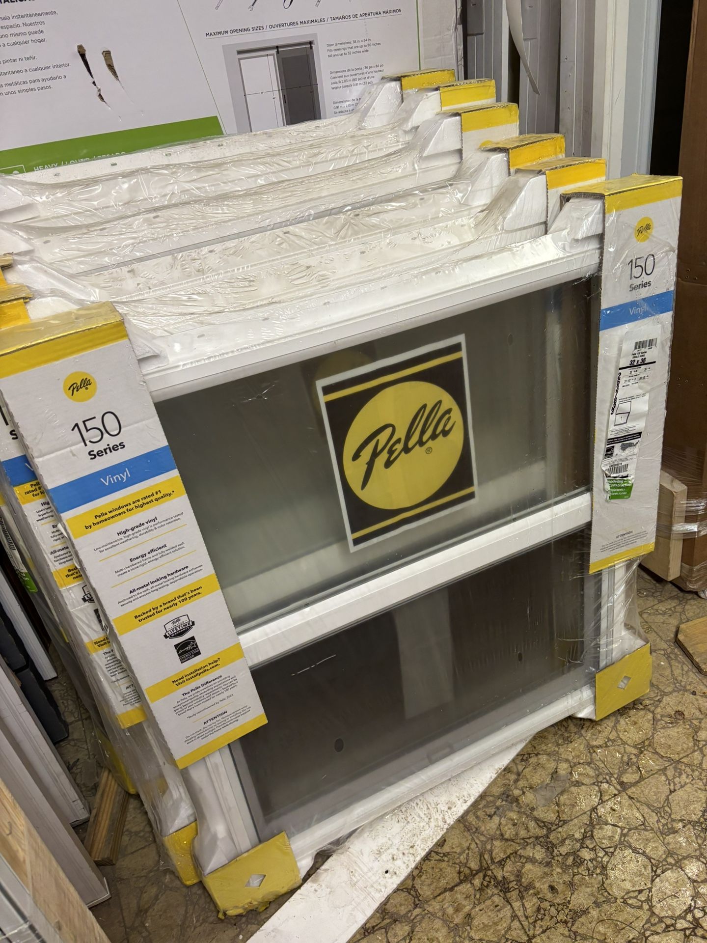 32x36 Pella Windows $210 Each Firm