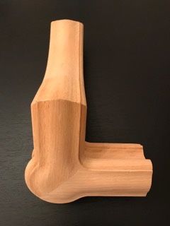 6710 Series Red Oak Hardwood Stair Fittings Handrail Parts - $40