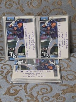 2026 Topps Tampa Bay Rays Team Set