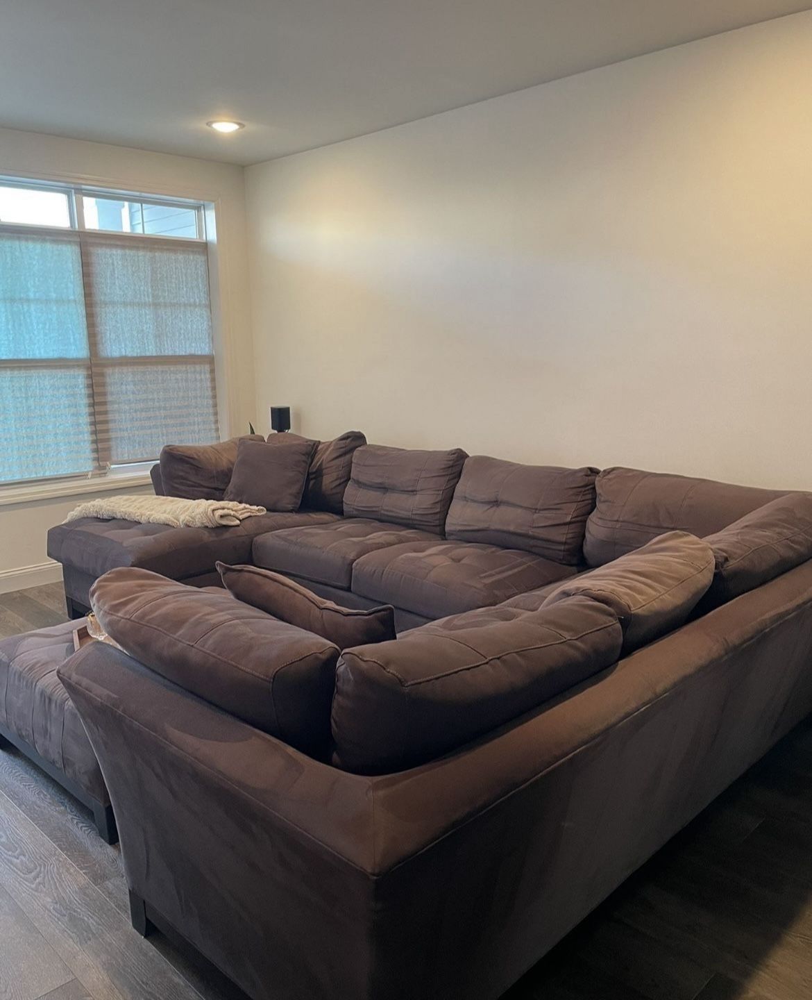 Large Grey Sectional Couch