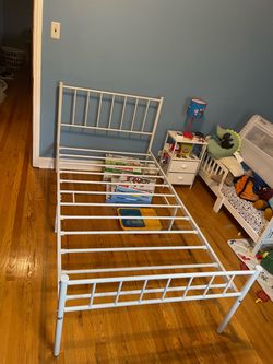 White Twin Frame