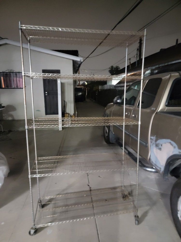 $25. 5- Shelf 46 In Wide X 7ft Tall Depth 18 In