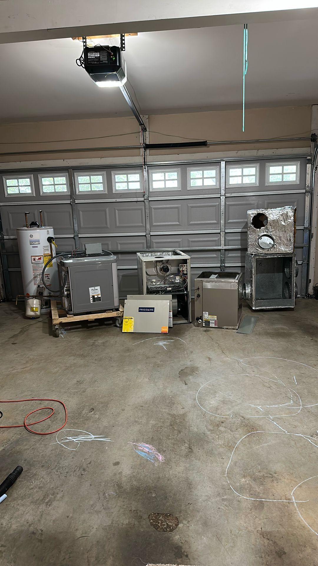 HVAC System & Hot Water Heater.