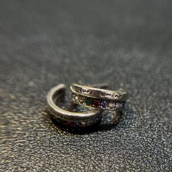 Yuva Vintage | Lucky Colored Stone Earrings