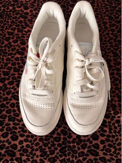 White Easy Clean Reeboks
