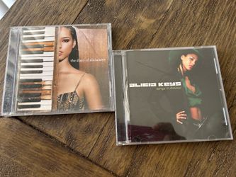 Alicia Keyes 2 CD Music Lot: Diary Of Alicia Keys and Songs in A Minor J Records
