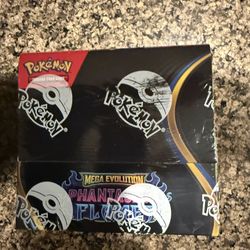 Pokemon Phantasma Flames Mega Booster Box Poke center 