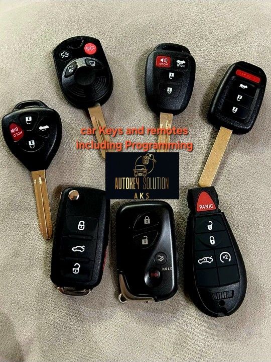 Car Keys and Key Fob