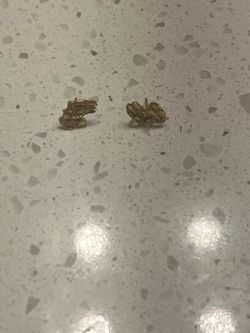 10k Gold Nugget Earrings