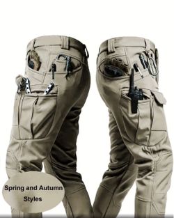 New Mens Tactical Cargo Multi Pocket Pants