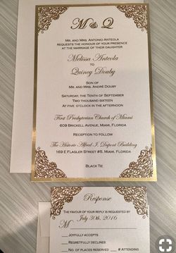 Wedding invitations