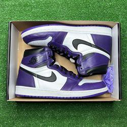 Jordan 1 Retro High “ Court Purple White “