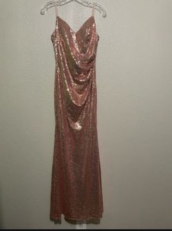Rose Gold  Sequins Dress