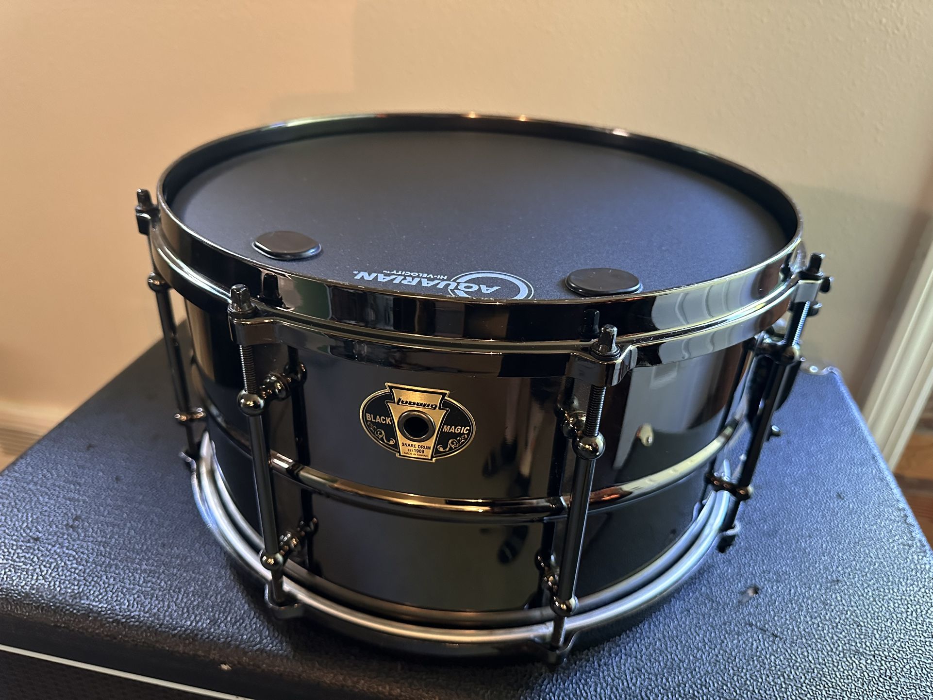 Ludwig Black Magic 13x7 Snare Drum