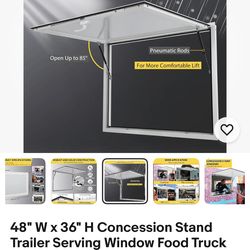 Food concession window