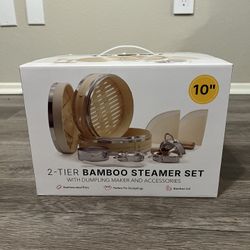 Bamboo Steamer Set 